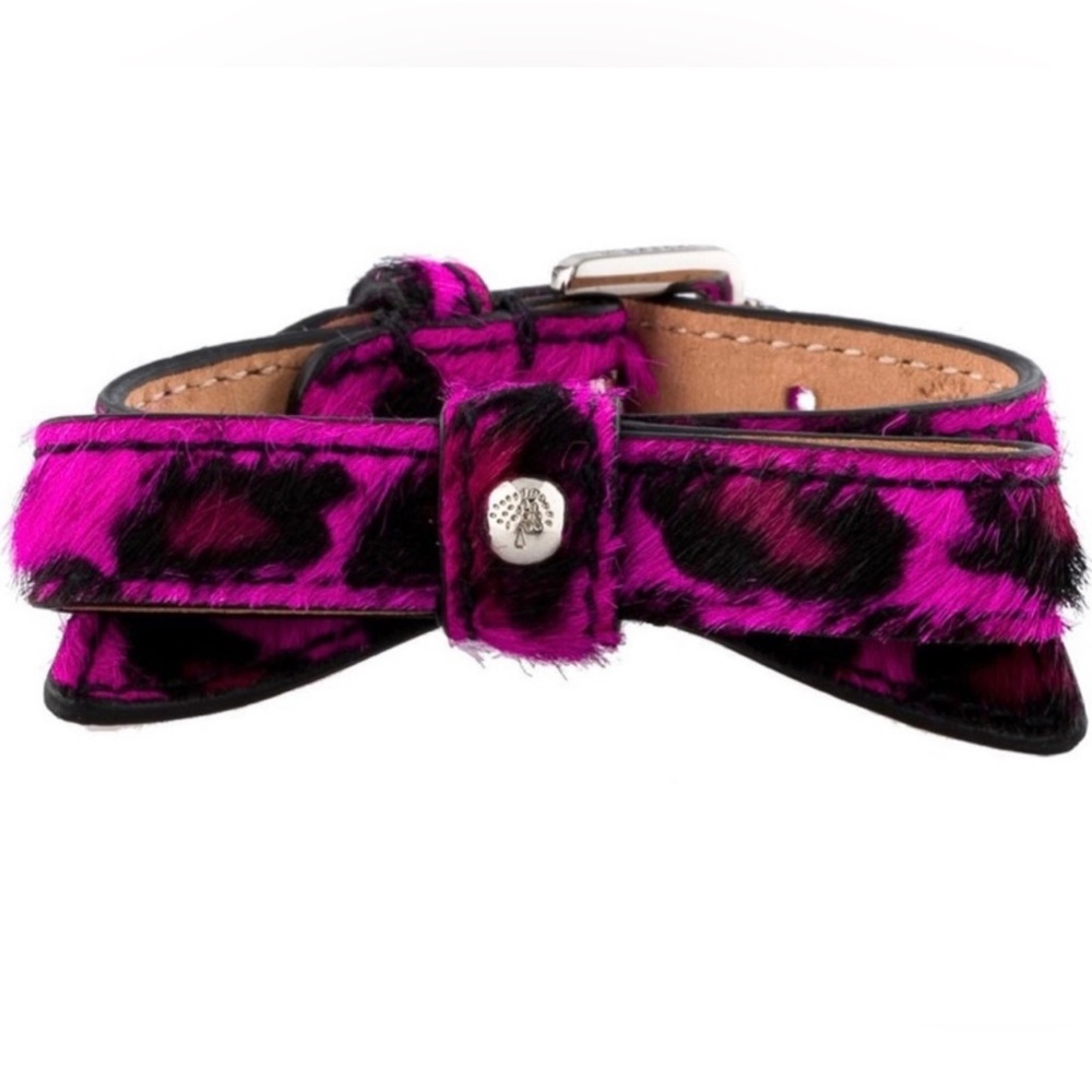 Mulberry London Cheetah Pony Fur Bracelet